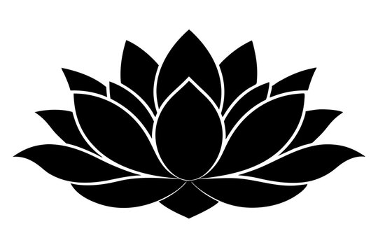 recommend clip art:  Lotus flower vector art illustration