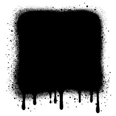 Black ink style spray, blobs and stains of spray paint and texture. Grunge shapes and dirty silhouettes for your designs.