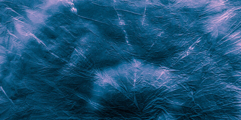 Tie-Dye Stripes. Blue Concrete Waves. Dark