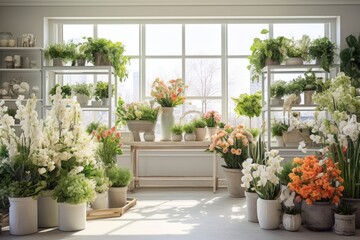 Flower window plant architecture.