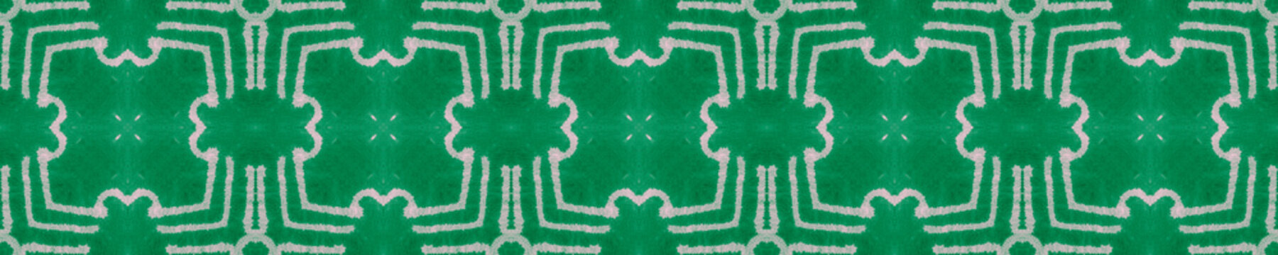 Retro Seamless Ikat Print. Modern Persian Rug.