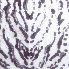 Modern Tiger Pattern Skin. Gray Ink Brush