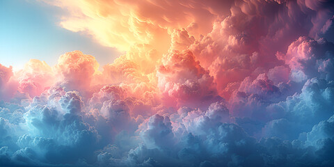 The sky is adorned with a stunning sunset, showcasing brilliant colors as clouds float gently across the horizon.