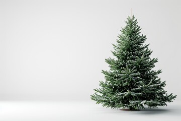 Fototapeta premium Undecorated Christmas Trees Ready for Decoration