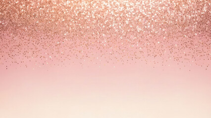 Fototapeta premium Glittering gradient blush pink to pale peach background, noise abstract background