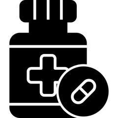 Obraz premium Antibiotic Medicine Icon