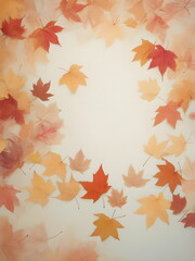 Obraz premium autumn background with leaves