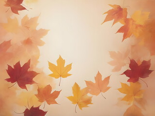 Fototapeta premium autumn leaves background
