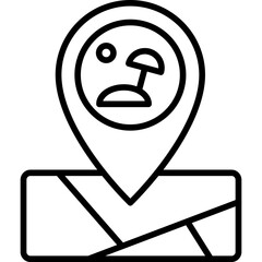 Beach Location Icon