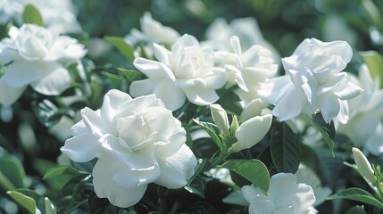 Gardenias offer a rich fragrance and pristine white blooms.