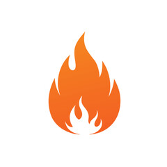 Clean and simple bonfire icon vector, ideal for logos, printables, or digital designs.