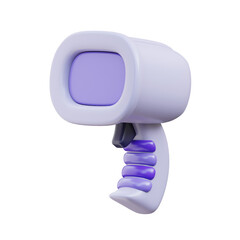 Barcode Scanner 3D Illustration