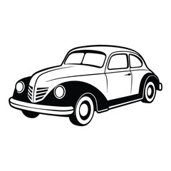 Car Drawing Silhouette Outline Design Vector Illustration Clipart Eps 