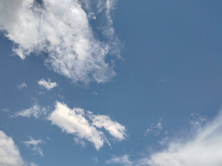 The sky has strange colors in the evening.