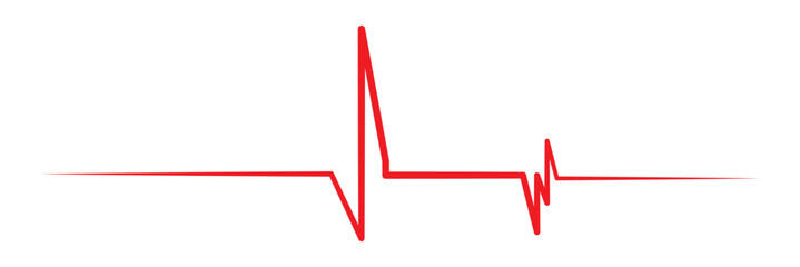 Naklejka premium heart rhythm set , Electrocardiogram, ECG - EKG signal, Heart Beat pulse line concept design element isolated on transparent background, Concept of sport. Signs of rhythm, healthy life unhealthy ecg.