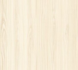 Fototapeta premium Light beige wooden background with wood grain texture for interior design
