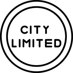 City Limit Sign Icon