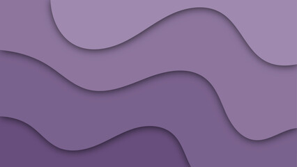 Abstract paper cut shape wave background
