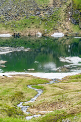 Hiking spring views from the Austrian Alps, Austria, Europe, EU