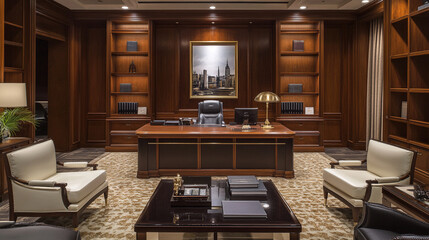 High-End Executive Office Modern Work Environments