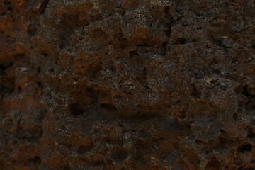 natural texture of cliffs on the seashore.