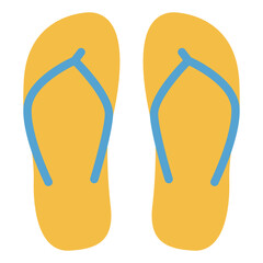 flip flop sandal icon