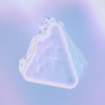 Abstract Liquid Pyramid