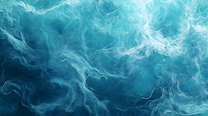 Obraz premium Abstract water ocean wave, blue, aqua, teal texture. Blue and white water wave web banner Graphic Resource as background for ocean wave abstract. Backdrop for copy space text