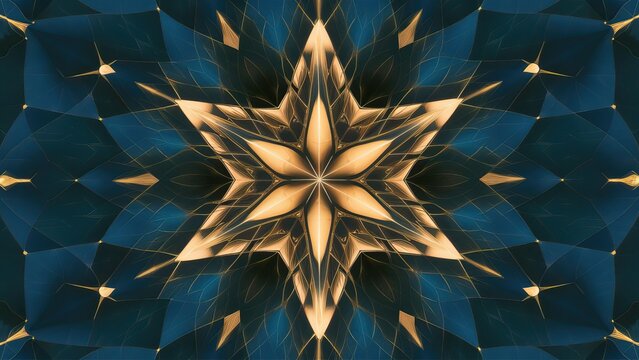 Abstrakter Geometrischer Stern 