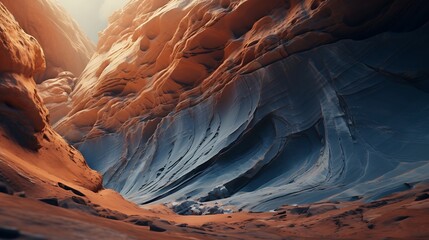 Close-up of Antelope Canyon’s Unique Sandstone Curves, Detailed View of Antelope Canyon’s Striated Rock Formations, Antelope Canyon’s Winding Passageways in Close-up, Textured Rock Layers in Antelope 