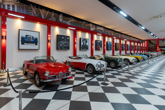 Izmir, Turkey - August 18, 2024 : Key Museum is the most comprehensive classic car and motorcycle museum in Turkey
