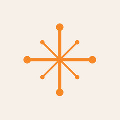 Mid Century Modern 50s Starburst Stars