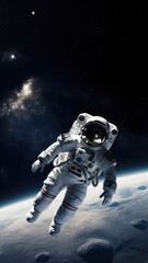 Fototapeta premium Spacewalk astronomy outdoors nature.