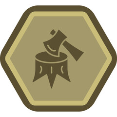 Deforestation Icon Design