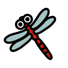 トンボ　イラスト　保育　9月　おたより　素材