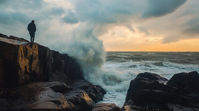 Stony coast of Hiumaa