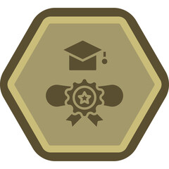 Bachelors Degree Icon Design