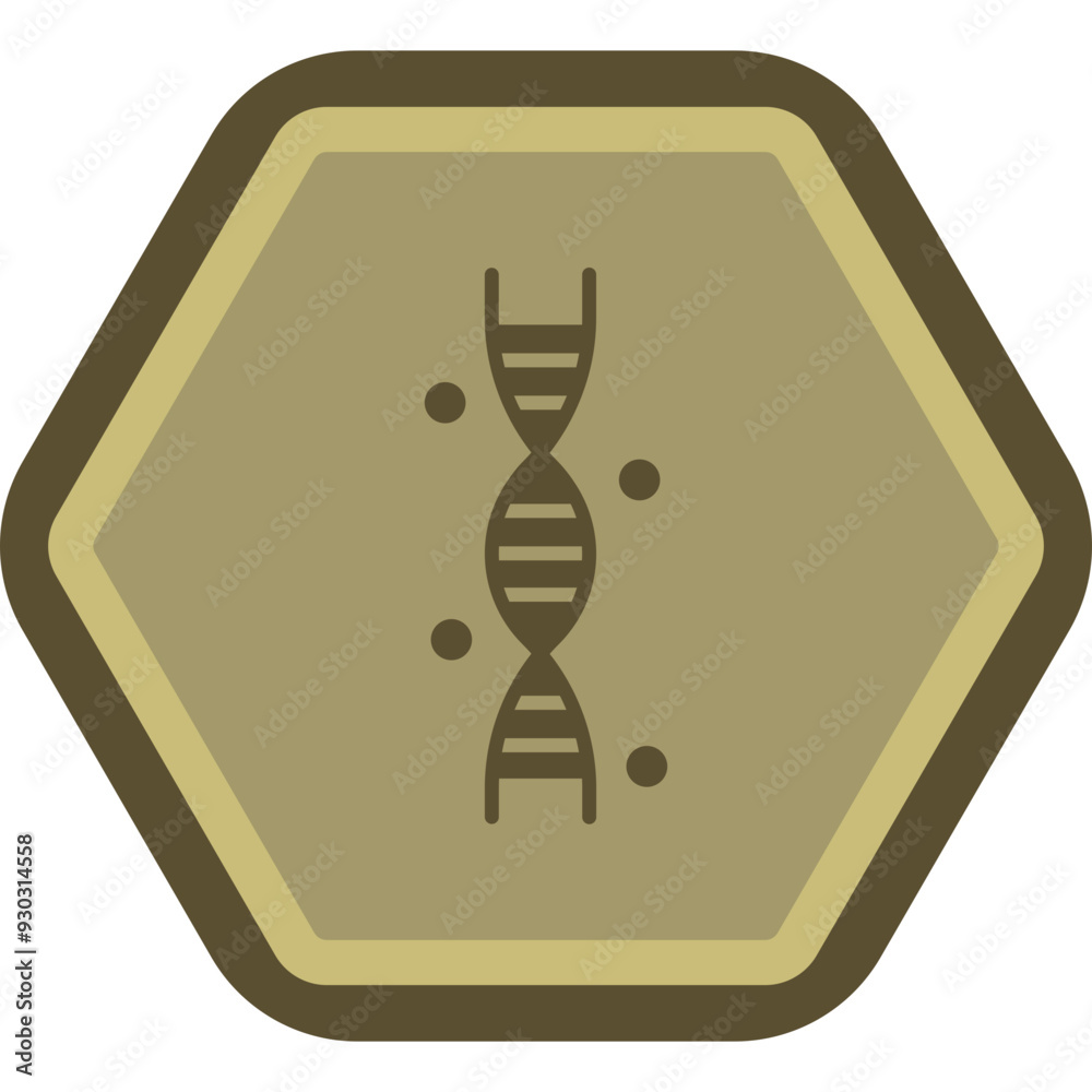 Wall mural Dna Dtructure Icon Design