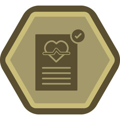 Health Check Vector Icon Design