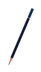 Pencil with a pointed tip with transparent image of PNG format extension.