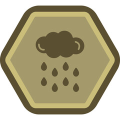 Rain Vector Icon Design