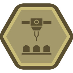 Industrial Production Icon Design