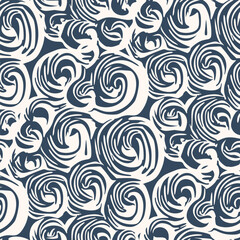 Seamless pattern with a simple abstract drawing. Vector illustration.
