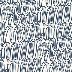 Seamless pattern with a simple abstract drawing. Vector illustration.