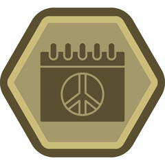 Peace Day Icon Design