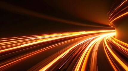 Abstract light trails