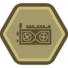Graphic Card Icon Design