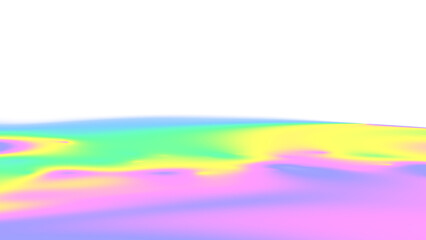 Ethereal rainbow spectrum overlay with transparency