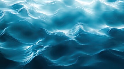 An abstract background of seawater flow under light exposure , ai