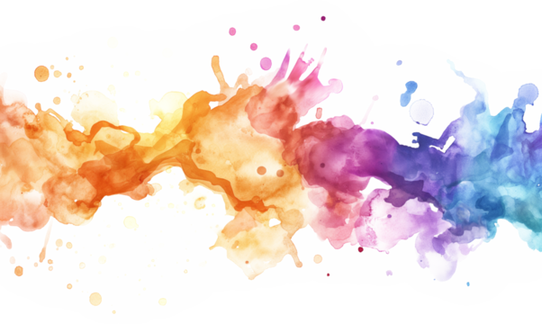 Watercolor stripe background